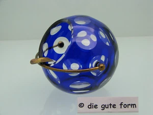 Vintage Design 60er - -- GLAS ASCHER - Kunstobjekt - Mundgeblasen Überfang -- - - Picture 1 of 10