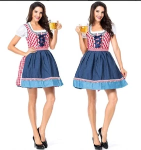 Oktoberfest Fraulein Adult Women Halloween Costume XXL - Picture 1 of 4
