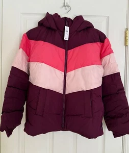 GAP Girls Kids Cold Control Max Puffer Hoodie Jacket Size XXL (14-16) New - Picture 1 of 11