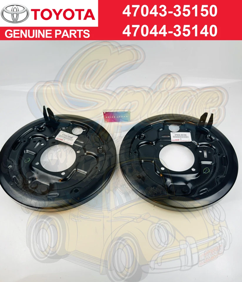 Toyota 4704335150 Genuine OEM Factory Original Backing Plate