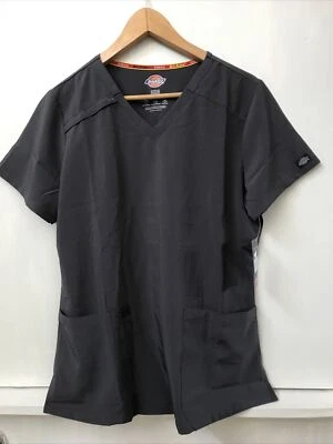 Blusa Médica Dickies EDS ESSENTIALS PARA Mujer Contemporánea Cuello en V DK615 Peltre Nueva con Etiquetas Foto 1 de 4