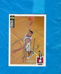 JUAN HOWARD AUTOGRAPH 1994-95 COLLECTORS CHOICE ROOKIE CARD #653/750 ON CARD ! - Picture 1 of 2