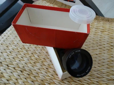 OBJECTIF ZEISS IKON  PROJECTEUR TALON 1 : 3,5/150 BOITE D'ORIGINE - Photo 1/3