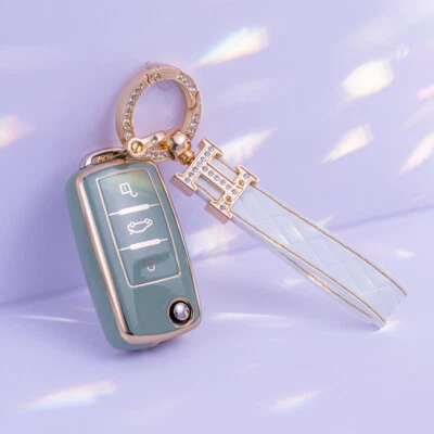 TPU para Volkswagen VW Smart Coche Llave Cubierta Carcasa Cuero Llavero Accesorios Foto 1 de 4