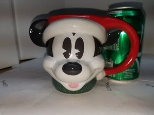 Santa Mickey Mouse Holiday Christmas 2022 Stoneware Mug Disney Parks - Picture 1 of 4