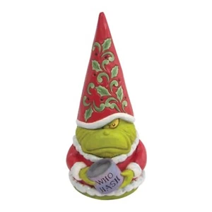 Jim Shore Grinch Gnome with Who Hash Christmas Figurine 6009202 - Picture 1 of 5