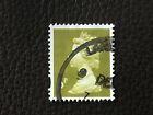 Gb 1993 Y1671 Qeii Machin 6P Yellow Olive With 2 Side Bands - Used