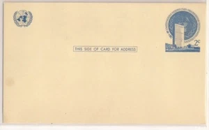 United Nations Old Postal Stationery Postcard - Picture 1 of 1