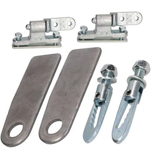 Tailboard Tailgate Hinge & Drop Catch Latch Antiluce Set Trailer Truck Bolt On - Picture 1 of 12