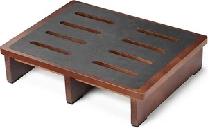 Wooden One Step Stool for Adults Elderly with Non-Slip Rubber Stepping Surface - Picture 1 of 3