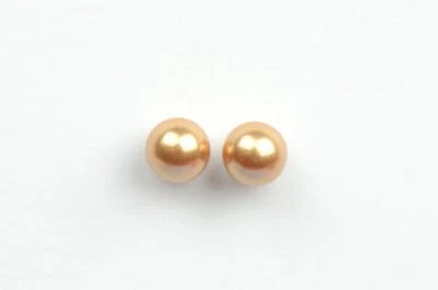 Pendientes de mujer de plata de ley 925 hechos a mano con perla de cristal de Swarovski Foto 1 de 4