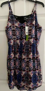 Sam Edelman Damen High/Low Tank Kleid mit Spitzeneinsatz hinten-M neu mit Etikett $ 110 - Bild 1 von 8