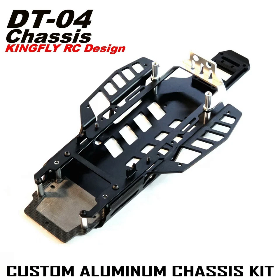 Kingfly Custom Aluminum option parts for TAMIYA 1/10 DT-04 Buggy Fighter Nxgen - Image 1 of 1