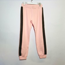 PANTALONI FELPA ROSA CON LOGO PER BAMBINA (10A) 'FENDI ' JFF190 SS 2020 -30%