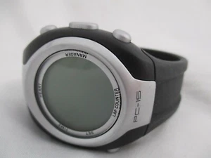 Sigma Men's Digital Black Buckle Band Watch Sport Water Resistant - Picture 1 of 12