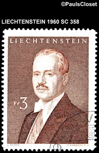 LIE 1960 SC 358 PRÍNCIPE FRANZ JOSEPH II MARRÓN PROFUNDO UNG MUY FINO #1 - Imagen 1 de 2
