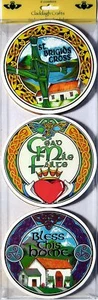 Celtic Coaster Set 4'' (6) (ABC Mix) (K01) - Picture 1 of 1