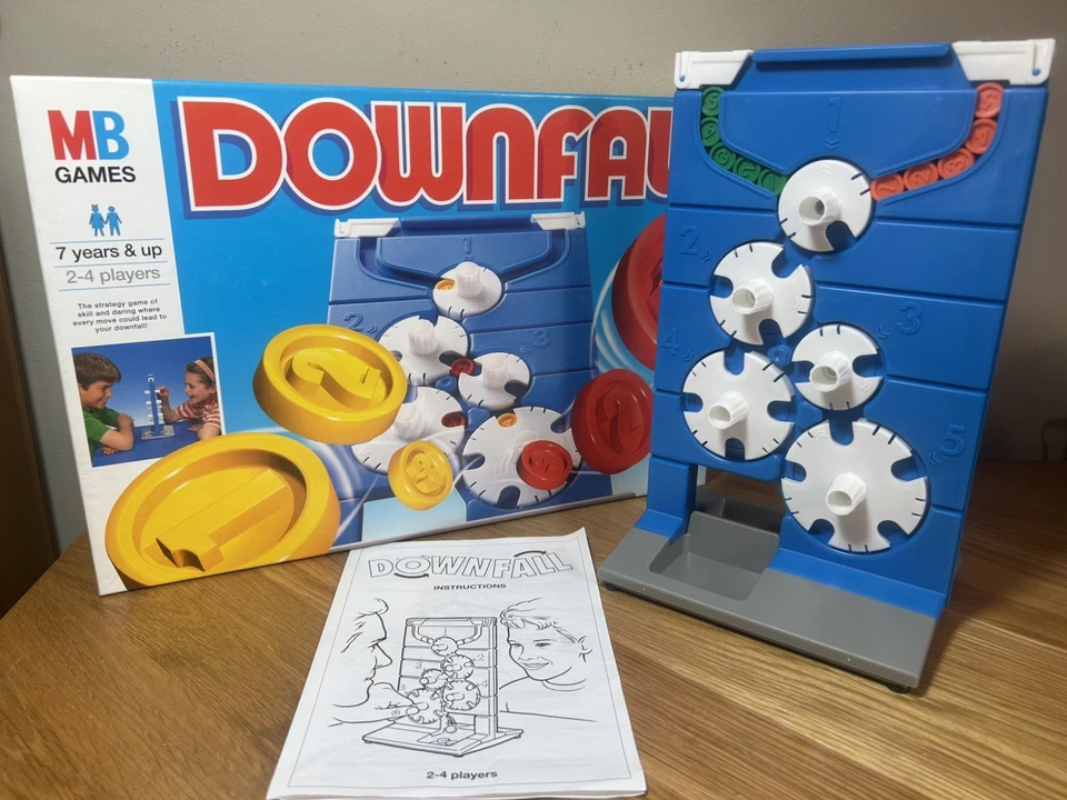 Vintage Downfall Board Game Rare 1997 Edition  By MB Games In VGC (FREE UK P&P) - Image 1 of 4