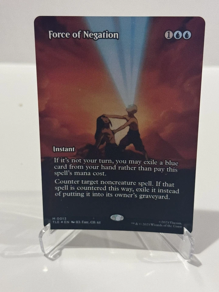 Force Of Negation (Borderless) - MTG Avatar: The Last Airbender - Foil - 0013 NM - Image 1 of 2