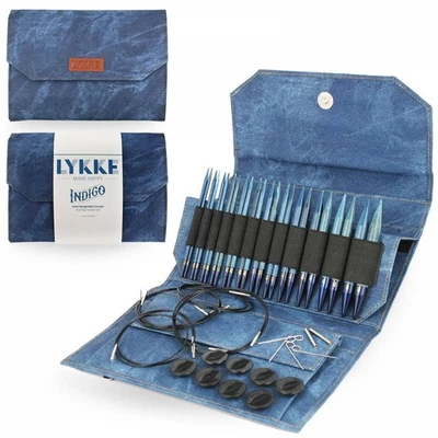 Lykke "Indigo" Wood 5" (13cm) Interchangeable Circular Knitting Needle Tip Set - image 1 of 4