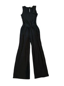 Z Supply Jumpsuit Damen Stretch Strick weites Bein schwarz Größe XS - Bild 1 von 4