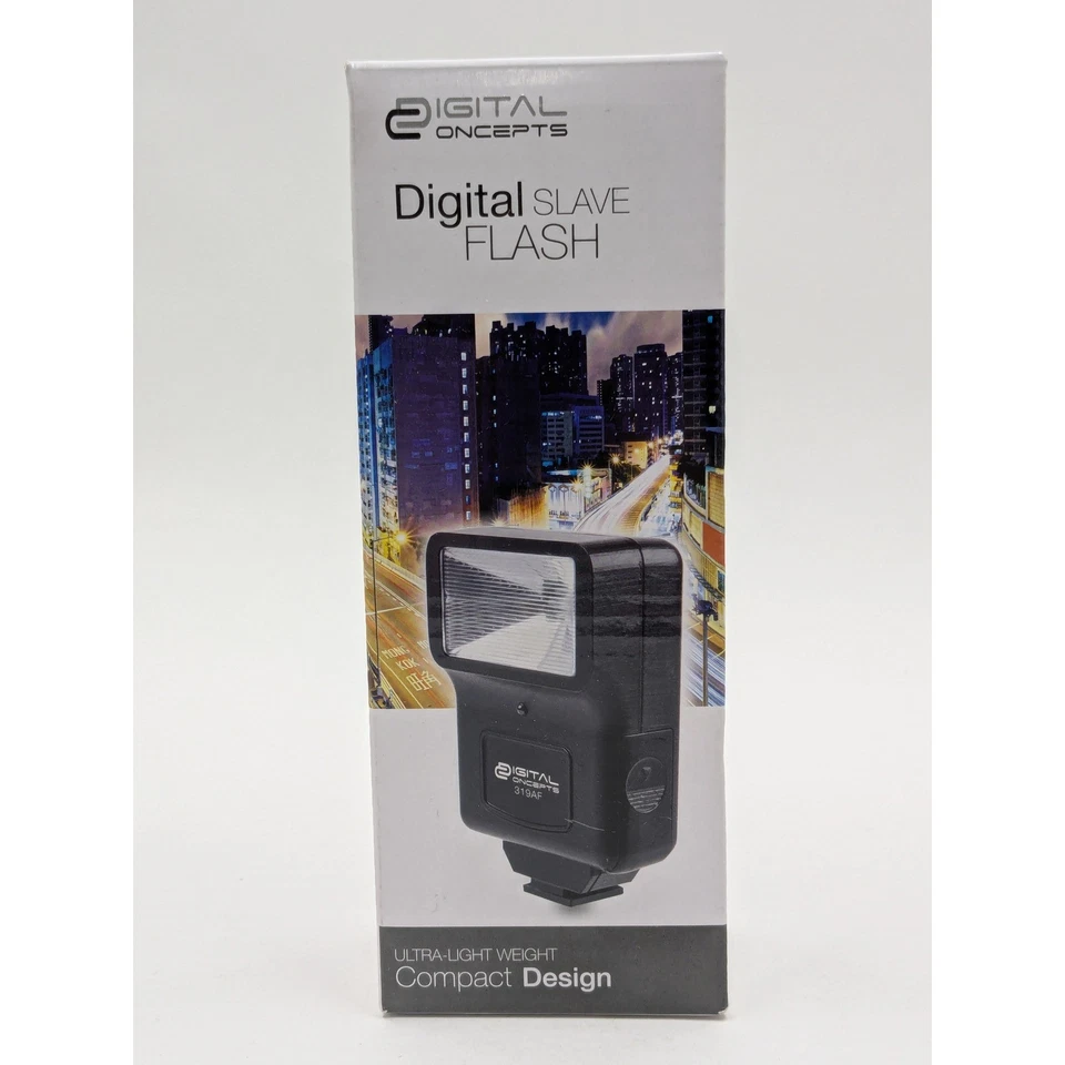 Digital Concepts Digital Slave Flash 319AF Compact Light Camera Photography - Image 1 of 4