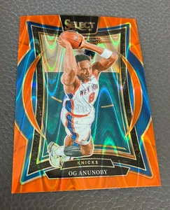 2024-25 Select Concourse - #11 OG Anunoby - Knicks - Tectonic Orange - Picture 1 of 2