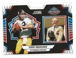 2025 Panini Score Terry Bradshaw Men of Canton Insert Card - Bild 1 von 2