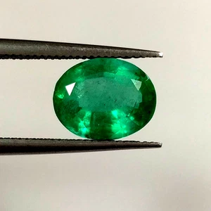 2,5ct Natürlicher Smaragd Schön Grün Guter Glanz Kalibriert (10x8) Sammlung Edelstein - Bild 1 von 5