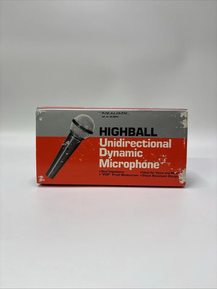 Realistic 33-984A Highball Unidirectional Dynamic Microphone - Image 1 of 4