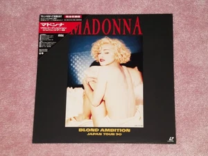 MADONNA Blond Ambition Japan Tour 90 - RARE 1990 JAPAN LASERDISC + OBI WPLP-9044 - Foto 1 di 2