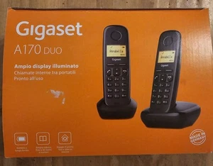 Cordless Gigaset A170 Duo Mai Usato Nuovo - Telefono Portatile - Foto 1 di 6