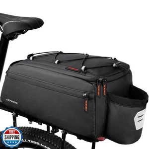 JXFUKAL Fahrradtaschen für Fahrradheckträger, 13L unterstützende Fahrradträgertasche Built-i - Bild 1 von 5