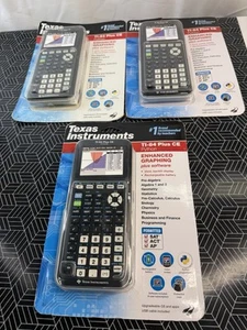 3 Texas Instruments TI-84 Plus CE Python Graphing Calculators DAMAGED PACKAGING - Picture 1 of 17