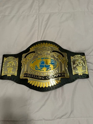  Cinturón Campeonato Mundial Peso Pesado USWA UNIFICADO ADULTO (placas de 4 mm) Foto 1 de 4