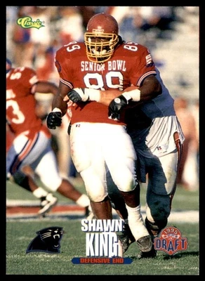 1995 Classic NFL Draft -Shawn King #96 (RC) - Image 1 of 2