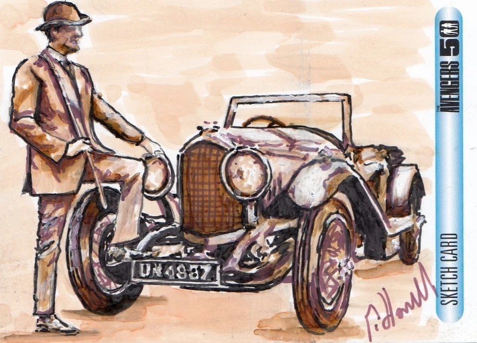 THE AVENGERS 50TH ANNIVERSARY (2012) - 2 X SKETCH CARDS - Image 1 of 1