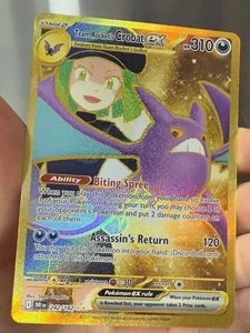 Team Rocket's Crobat ex 242/182 Sv10: Destined Rivals Holo - Picture 1 of 2