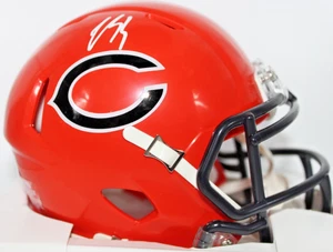 Luther Burden III Signed Chicago Bears Alternate Mini Helmet - Beckett - Picture 1 of 2