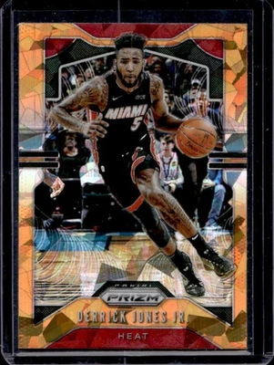 2019-20 Prizm Derrick Jones Jr. Prizm Orange Ice #150 Heat - Image 1 of 2