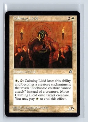 CALMING LICID – MTG Magic the Gathering Card – Stronghold – Uncommon - Image 1 of 4