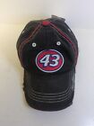 Richard Petty 43 NASCAR 200 Wins chapeau à bretelles noir en détresse réglable neuf avec étiquettes