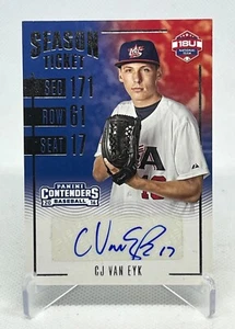 CJ Van Eyk 2016 Panini Elite Extra Edition Rookie RC Auto ( Blue Jays ) - Picture 1 of 2