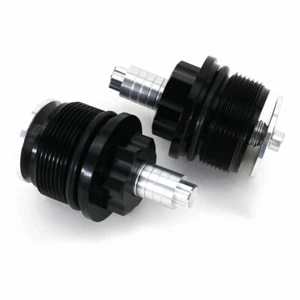 Pernos de tubo de horquilla de precarga CNC cubiertas tapa mercado de repuestos aptos para Harley FXRS 1986-1994 - Imagen 1 de 10