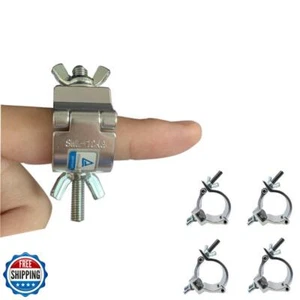 4PCS Mini Morsetto per Illuminazione a Traliccio Stage, Morsetto Luce 4/5inch Funziona su 4/5inch OD - Foto 1 di 5