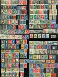 NETHERLANDS #B113-B335 Semi Postal Stamp Collection 1939-1959 EUROPE Used MLH - Imagen 1 de 5