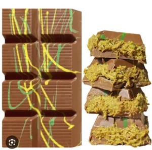 Dubai Chocolate Pistachio Kunafa Bar Viral 300 grams - Picture 1 of 2