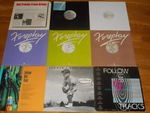VARIOUS PROMO lot 9x LP suburban lawns RAMONES police THE CURE new order REM etc - Picture 1 of 16