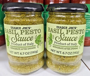 Salsa pesto albahaca Trader Joe’s 6,7 oz 190 g (2 frascos) - Imagen 1 de 2