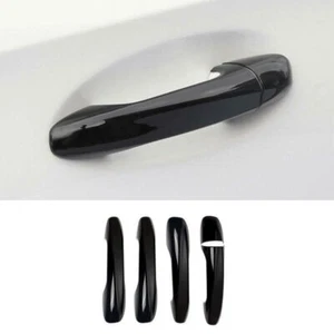 ABS Black Exterior Side Door Handle Cover Trim For Mercedes-Benz GLB 2020-2022 - Picture 1 of 8